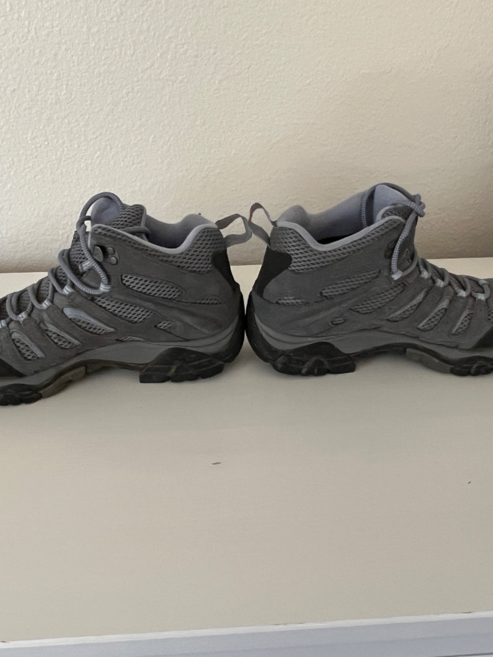 Merrell Women's Moab Mid Gore-tex Grey/periwinkle Mid Waterproof - Picture 5 of 7